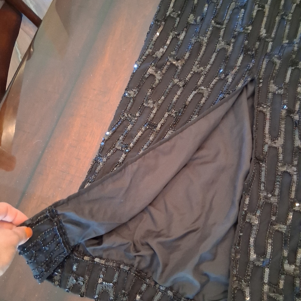 Vintage Sequined Gown - Picture 10 of 12